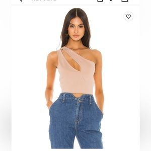 Superdown top - Nava Asymmetrical Crop Top